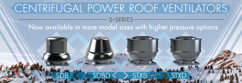 Centrifugal Power Roof Ventilators