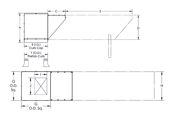 Intake Extension Dimensional Drawing