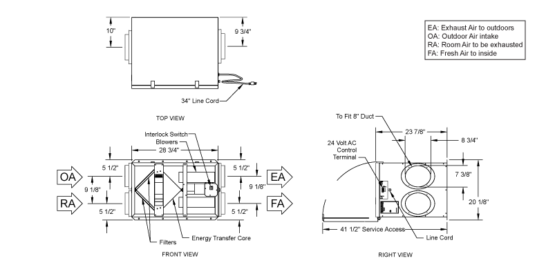 Dimensional Drawing TR300